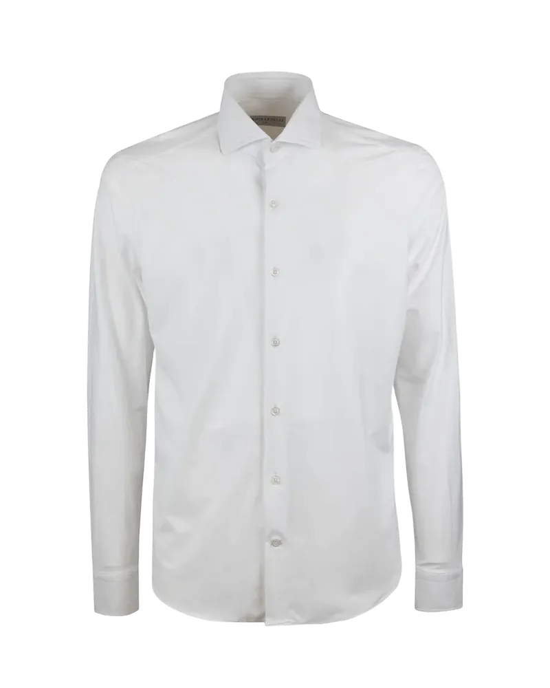 Ghirardelli Classic Stretch Polyamide Shirt — White