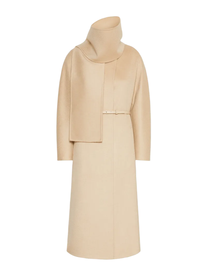 Albino camel and mohair coat - BEIGE