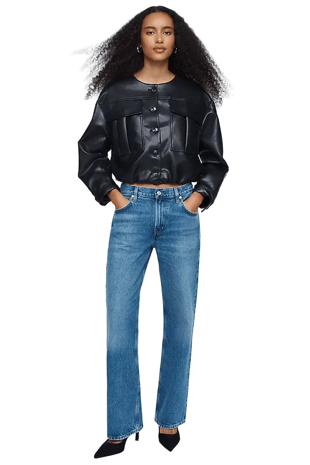 Citizens of Humanity Lindz Easy Low-Rise Straight-Leg Jeans