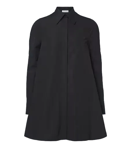 Oversized cotton poplin shirt