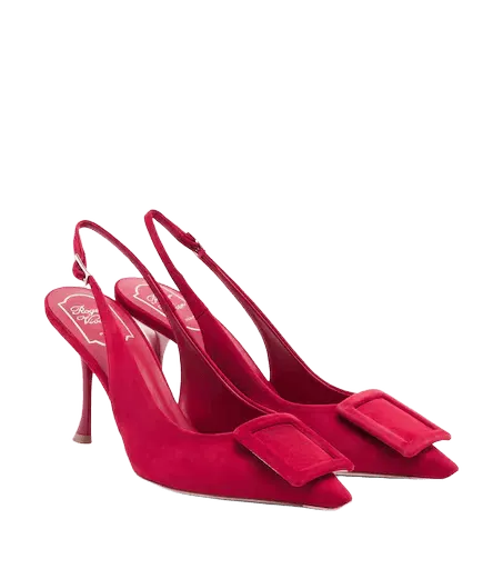 Viv' In The City suede slingback pumps