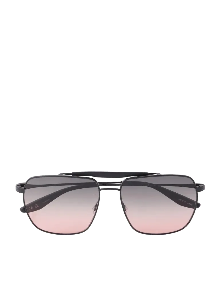 Bhanot aviator-style titanium sunglasses