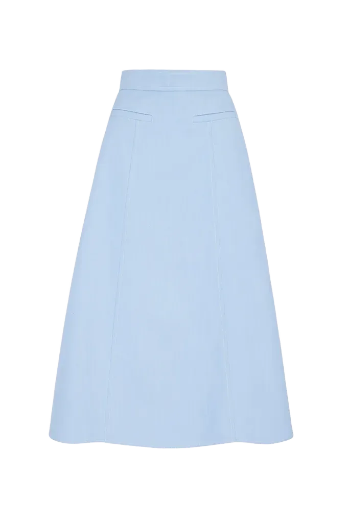 Wilder Skirt in Icy Blue Denim