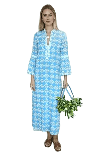 Azul Cockleshells Kaftan