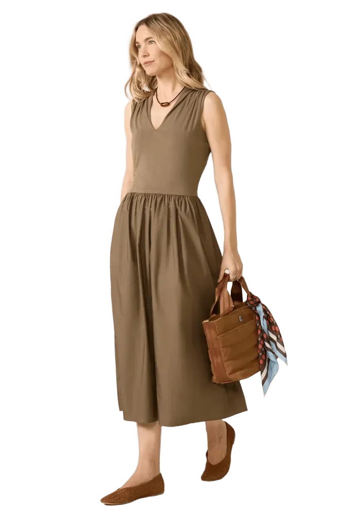 Winnie Mixed Media Dress