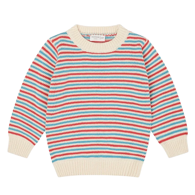 unisex marina stripe knit sweater