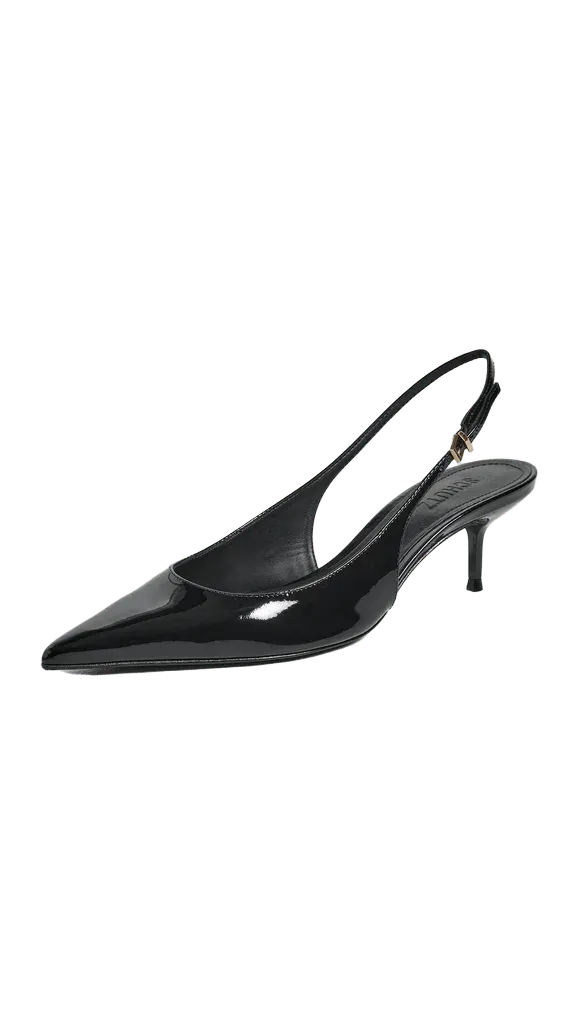 Paola Mid Slingback Kitten Heels