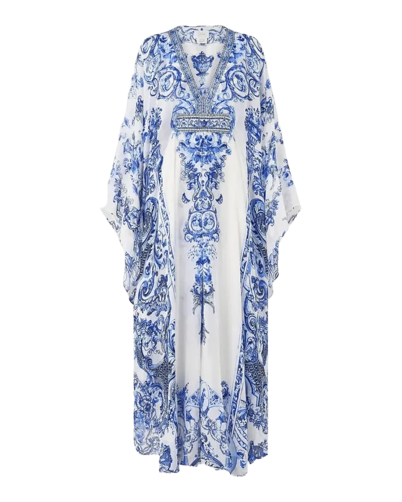 Ceramic Panoramic Silk Long Caftan