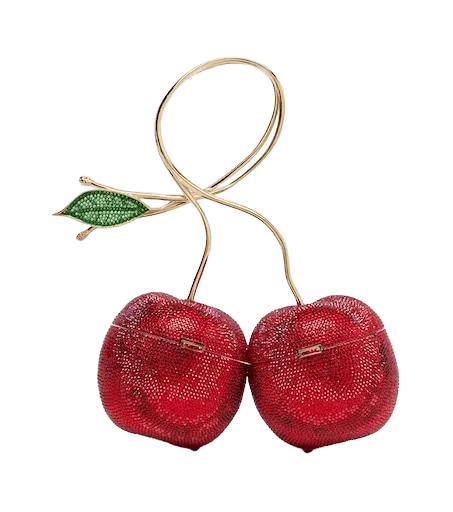 Cherries Small embellished clutch