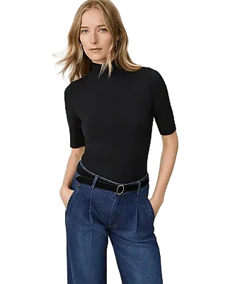 Mock Neck Top