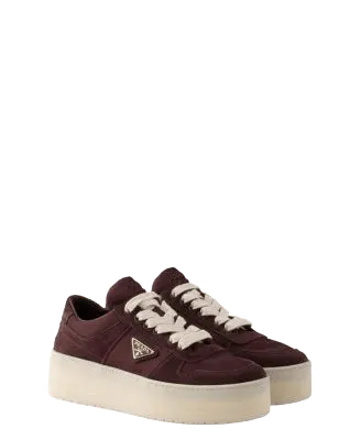 Women's Downtown Bold Re-Nylon and Suede Sneakers