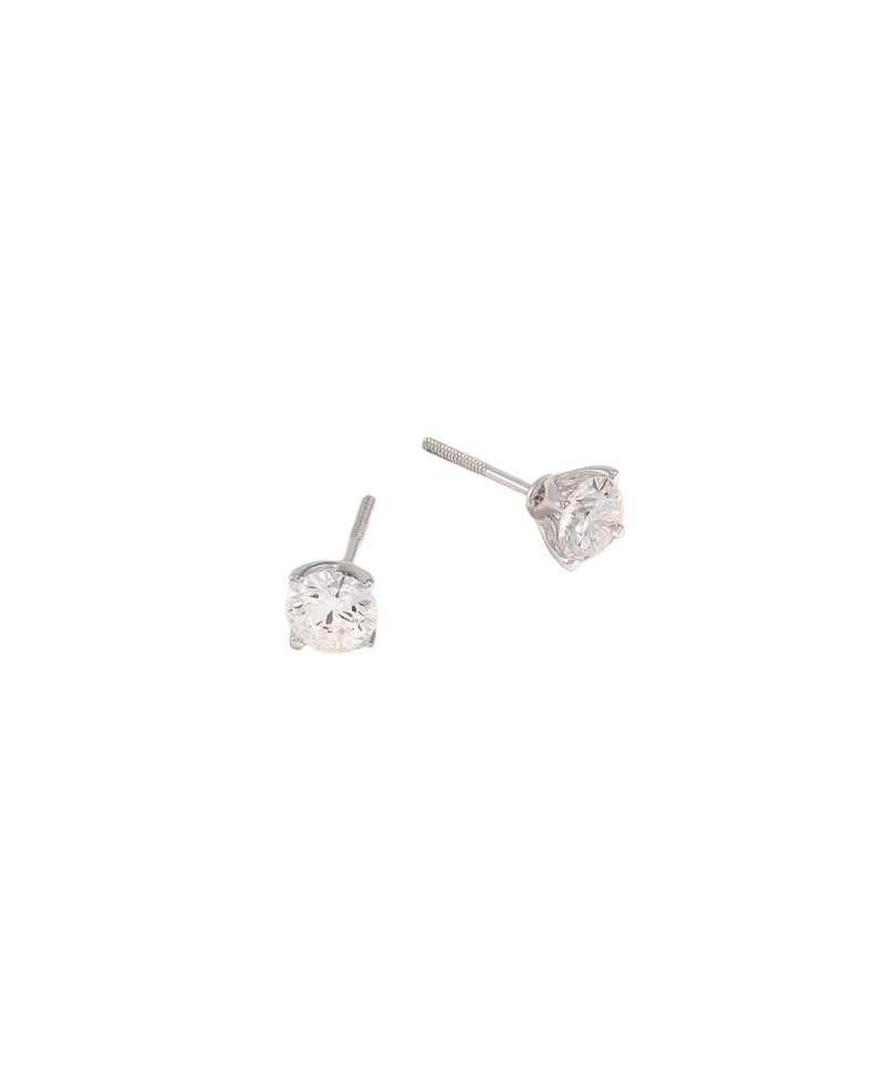 1 CT. Lab-Grown Diamond 14k Gold Stud Earrings