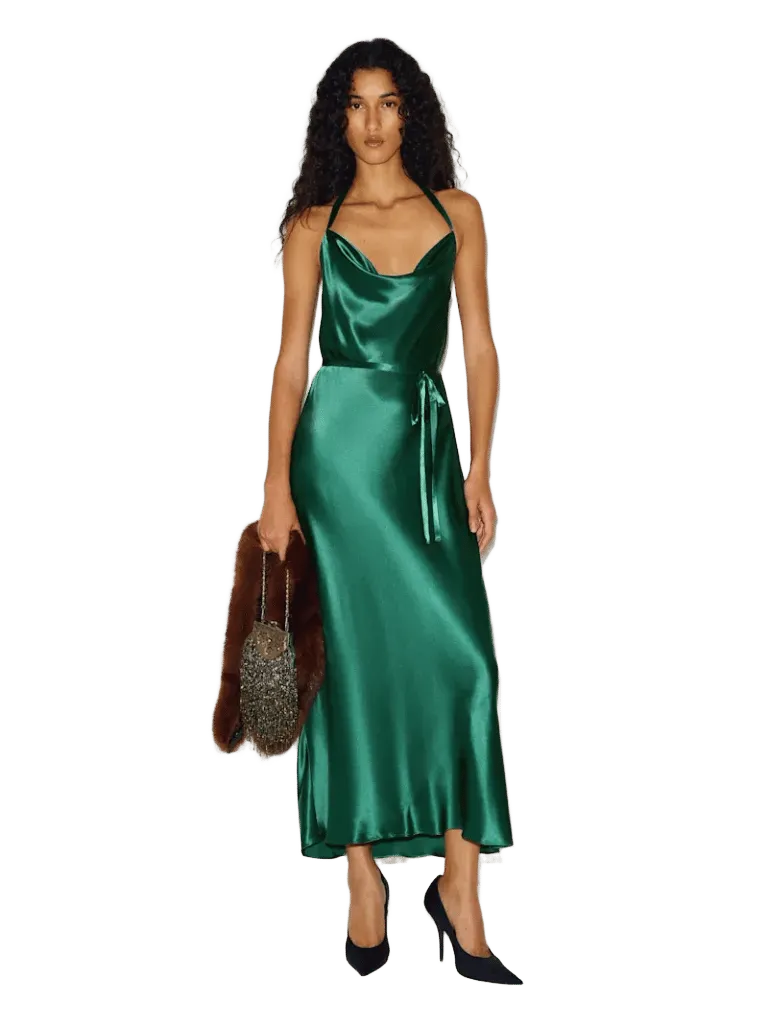 Gloribel Silk Dress