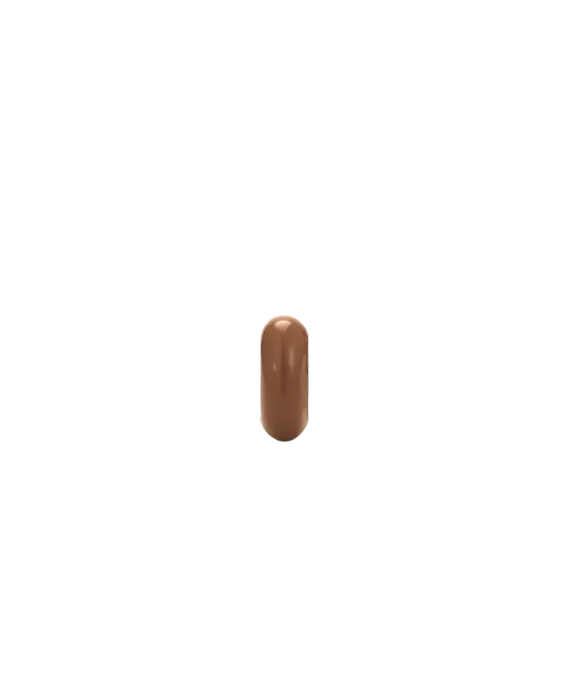 Mocha Enamel Big Bead