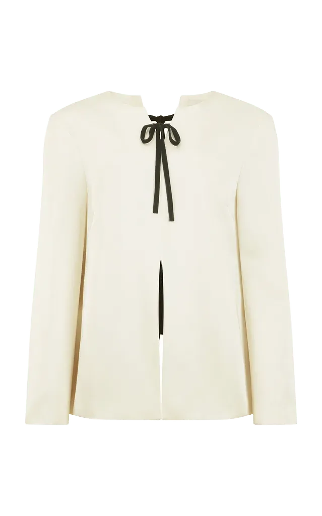 Loin Satin Faille Top