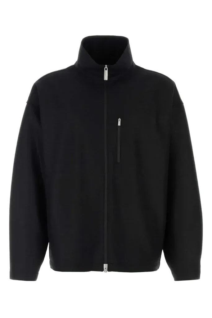 Herno Laminar Virgin Wool Sweater — Black