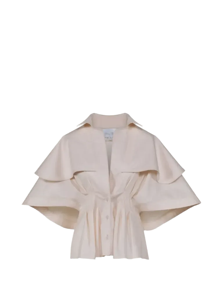 Suspiro Gaucho tiered-cape top