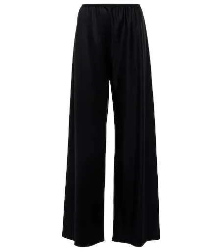 Gala virgin wool wide-leg pants