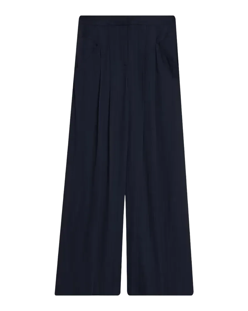 Tyrell Pleated Wide-Leg Pants