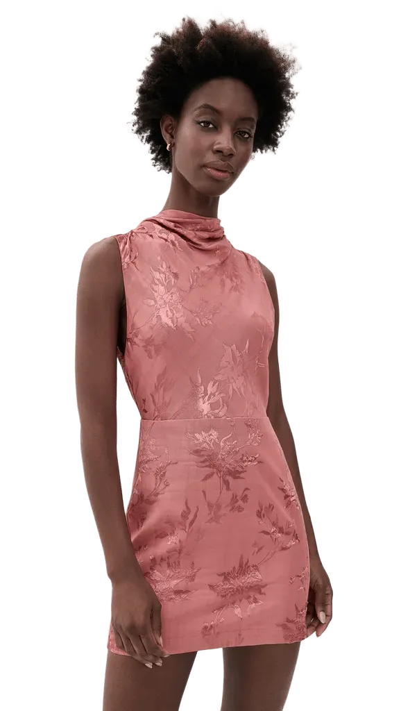 Cowl Mini Dress
