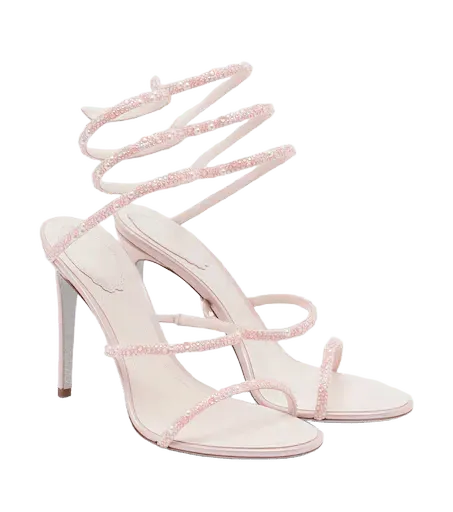 x Swarovski Cleo embellished leather sandals