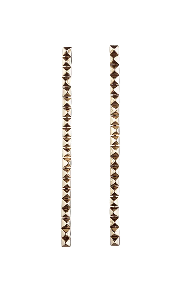 Pyramid Drop Earrings