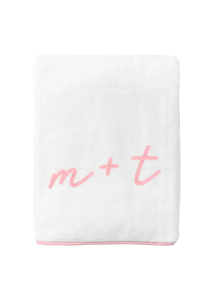 Signature Bath Towel in Ballet Pink