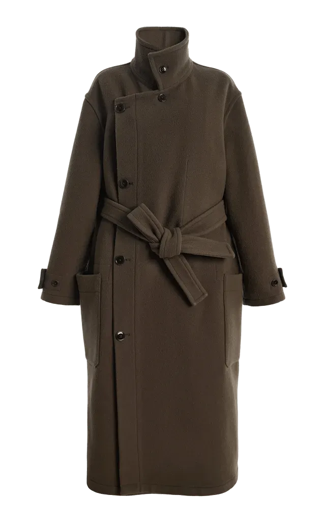 Wrap Cotton Trench Coat
