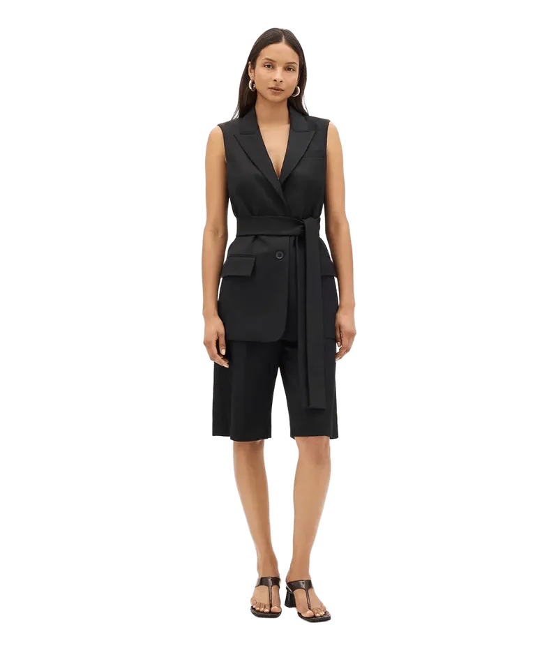 Easy Tie Vest | Black