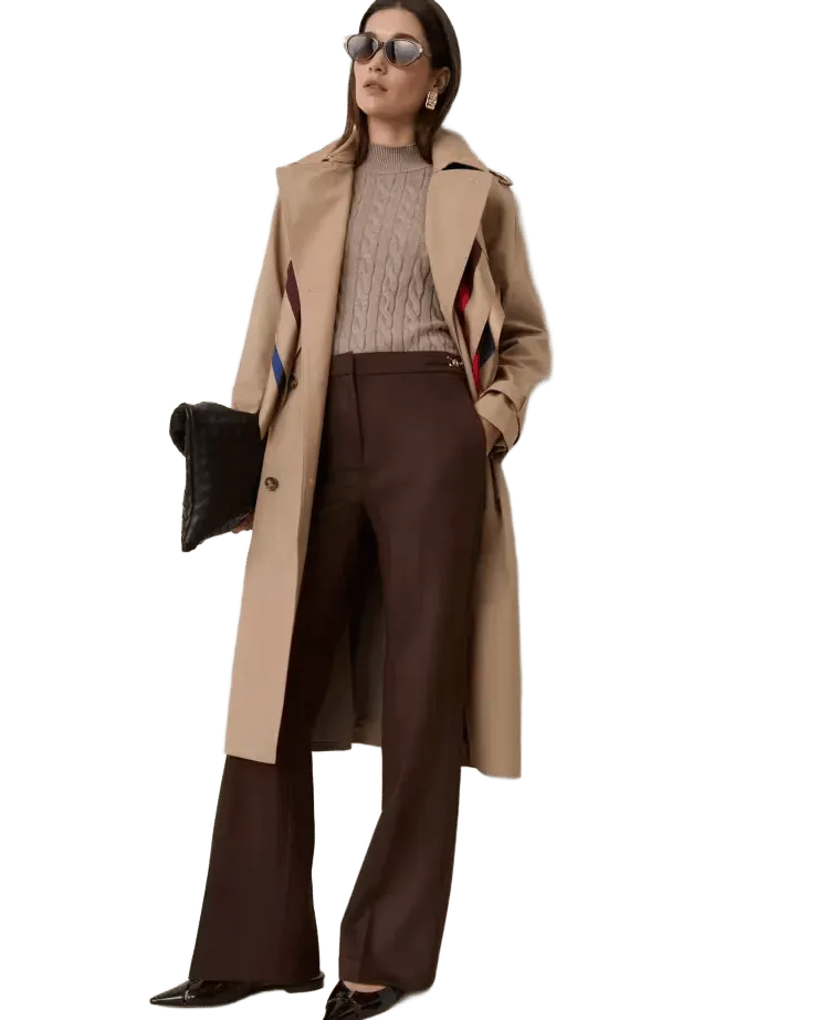 The Modern Trouser in Faux Suede
