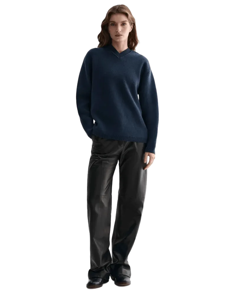 Elara Sweater in Cashmere, Blue