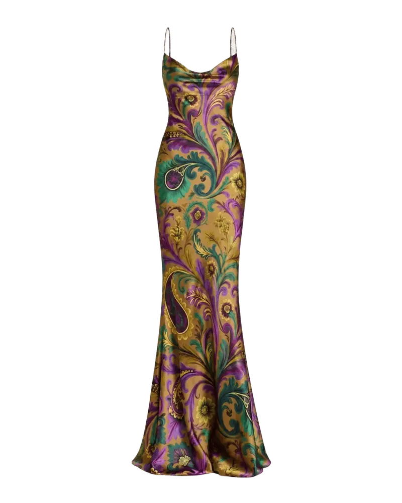 Lukka Satin Cowl Gown