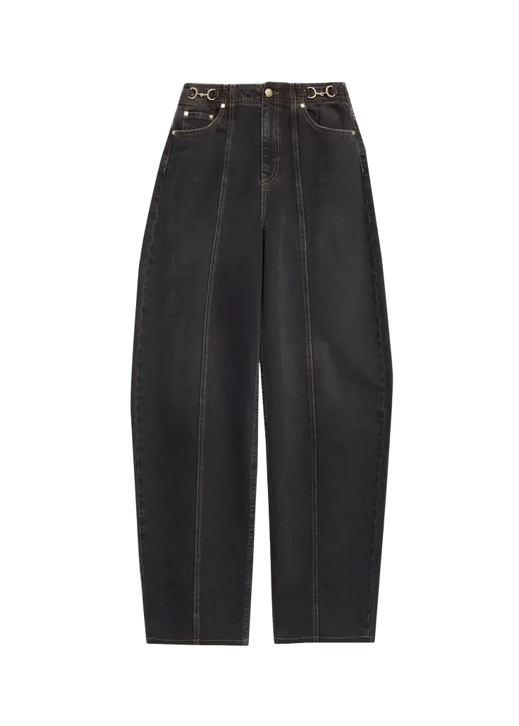 Axel High-Rise Barrel Jeans