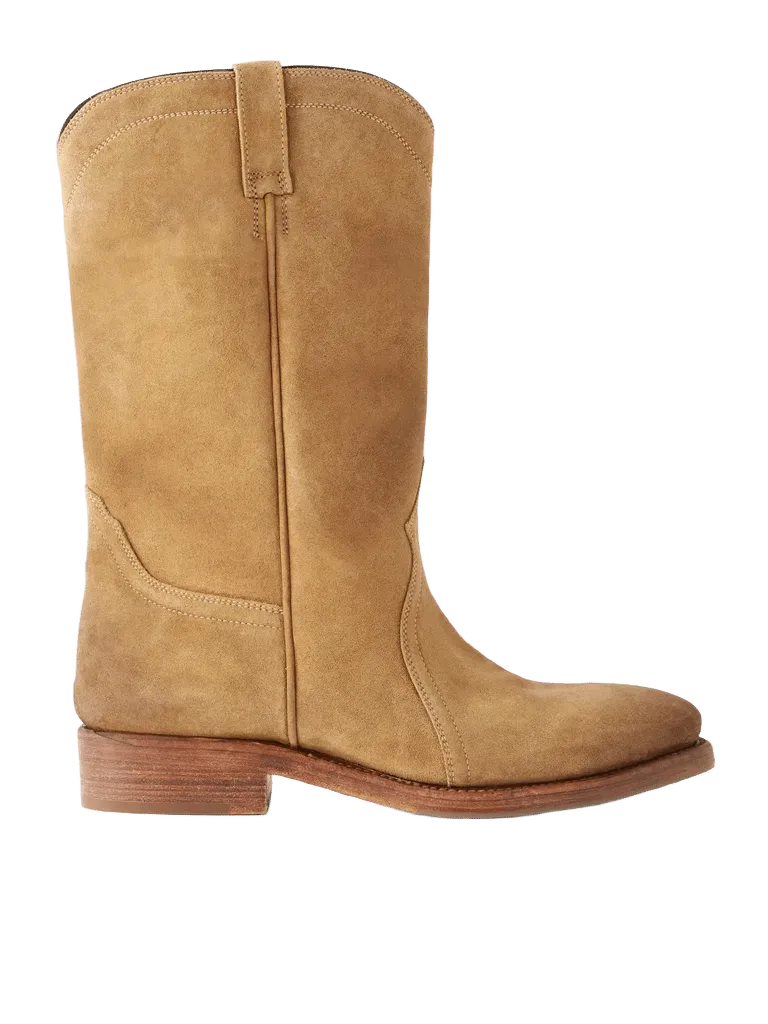 Suede ankle boots