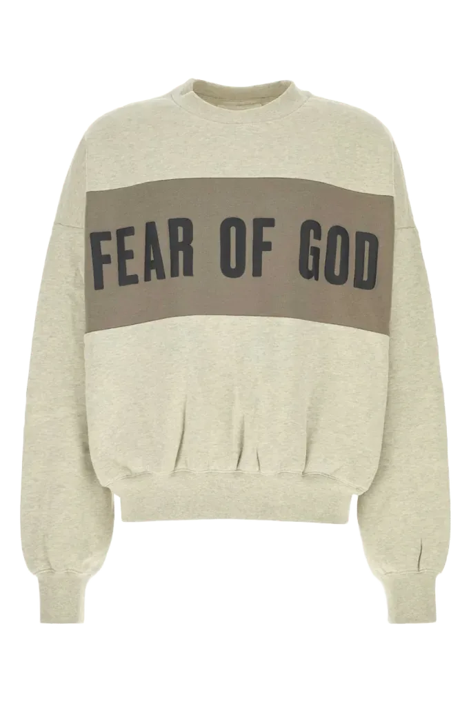 Fear Of God Essential Relaxed Sweatshirt — Beige