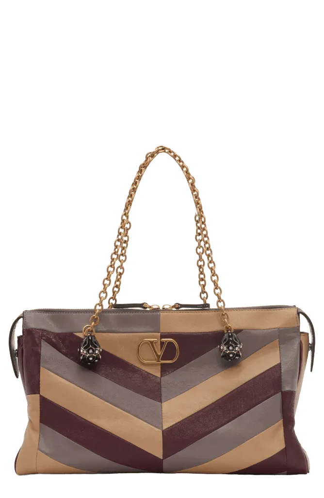 Panthea Medium Leather Shoulder Bag