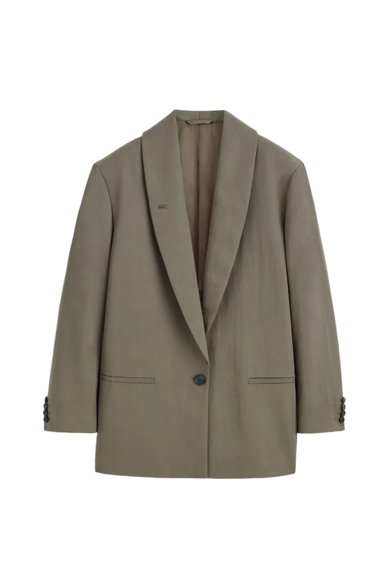 FLUID SHAWL-COLLAR BLAZER