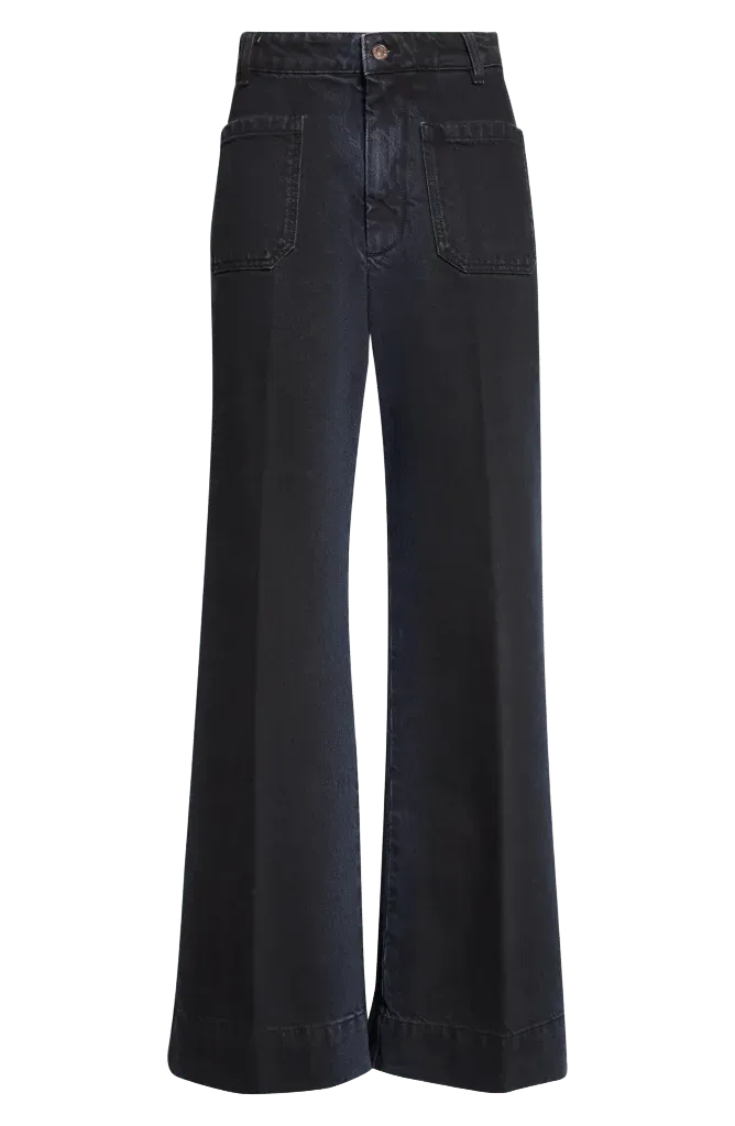 Alina Tailored Wide Leg Jeans