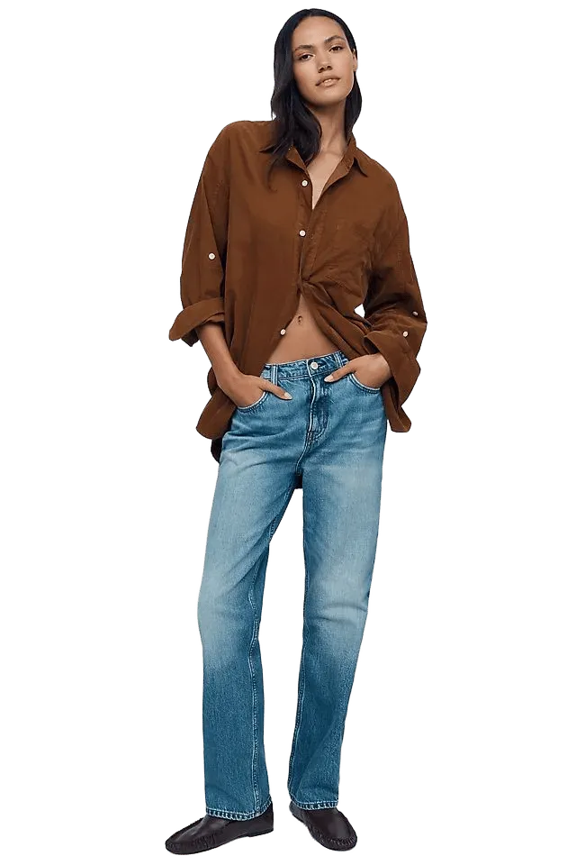 Reformation Leda High-Rise Straight Jeans