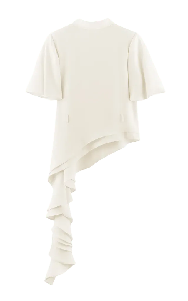 Asymmetric Ruffled Top