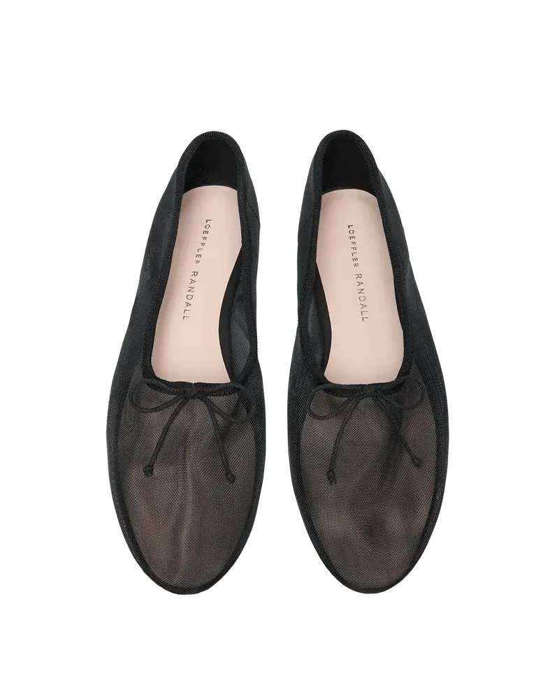 Landon Black Mesh Ballet Flat