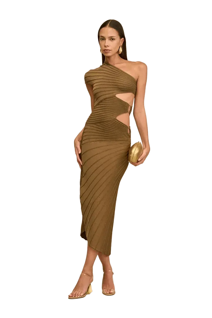 LURENZ KNIT DRESS - AFFOGATO
