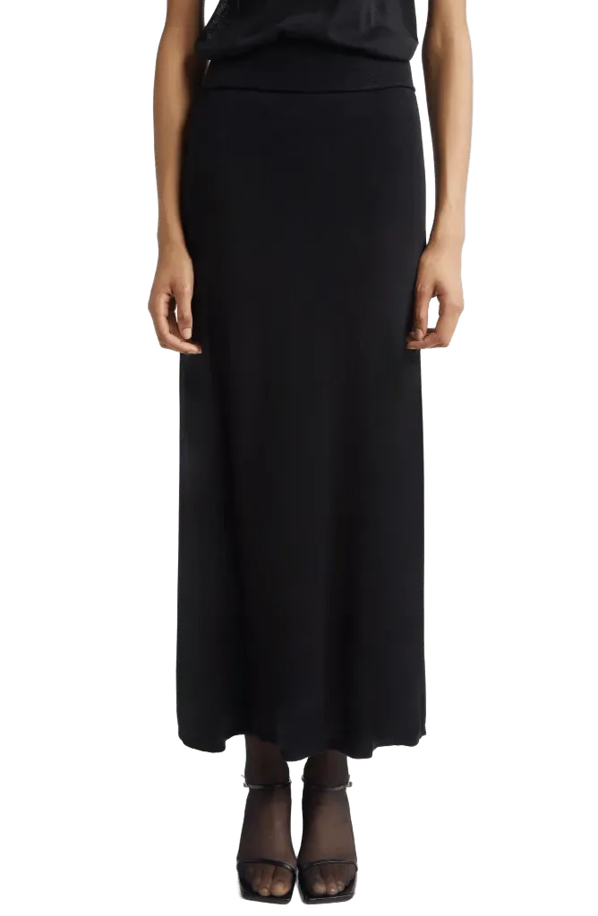 Long Knit Skirt