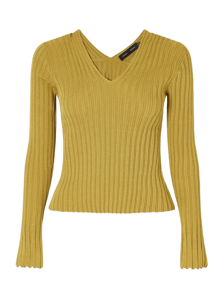 Roux ribbed top