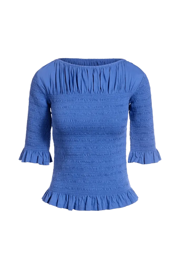 Apolline Top in Azure