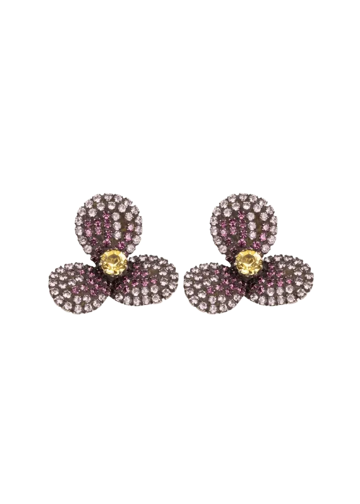 Isabelle Earrings in Amethyst