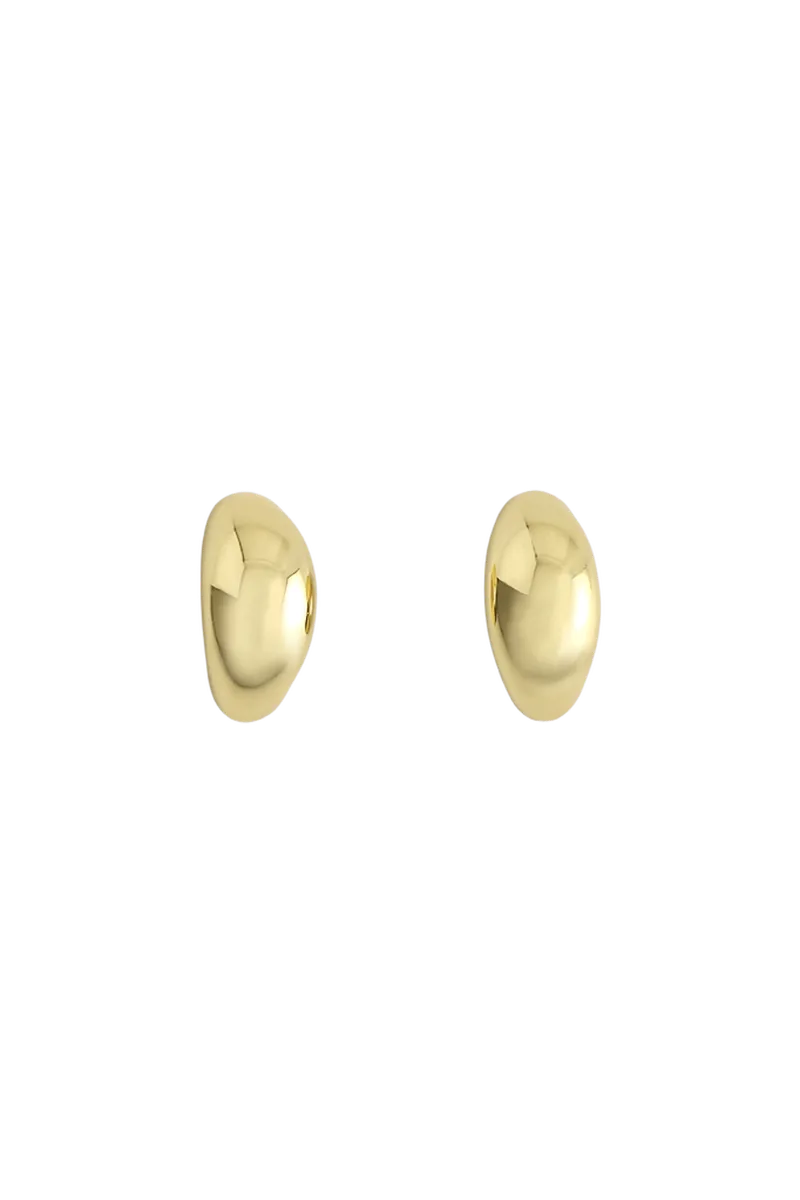 SCULPTURAL HALF-HOOP EARRINGS
