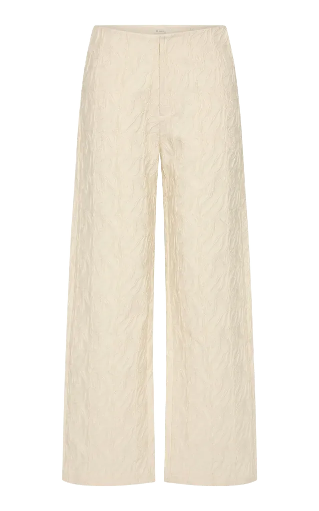 Iris Jacquard Cotton-Blend Minimal Pants