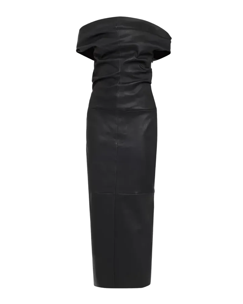 Vessia Leather Maxi Dress