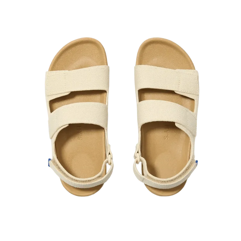 The Kids Double Strap Sandal - Conch